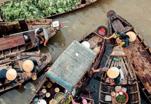 MEKONG FLOATING MARKET