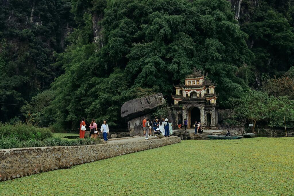 Gate of Bich Dong Pagoda Ninh Binh