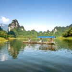 boat tour through Ninh Binh's limestone karst